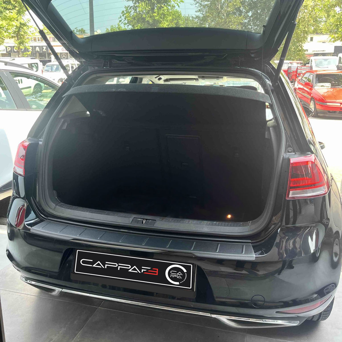 Volkswagen Golf 7 2013-2020 ile Uyumlu Arka Tampon Eşiği Mat