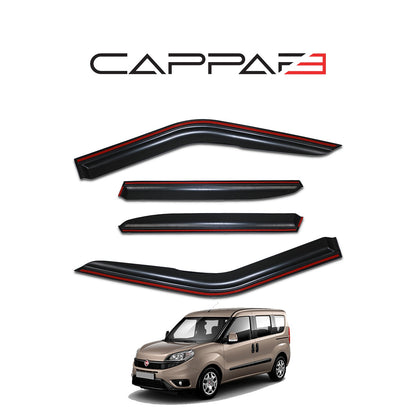 Fiat Doblo 2 2015-2022 cam rüzgarlığı 4 parçalı set – 6