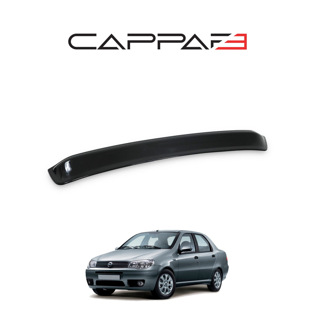 Fiat Albea 2005-2012 ile Uyumlu Arka Cam Spoyler