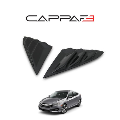 Honda Civic 10 2016-2021 ile Uyumlu Kelebek Camı 2 Adet