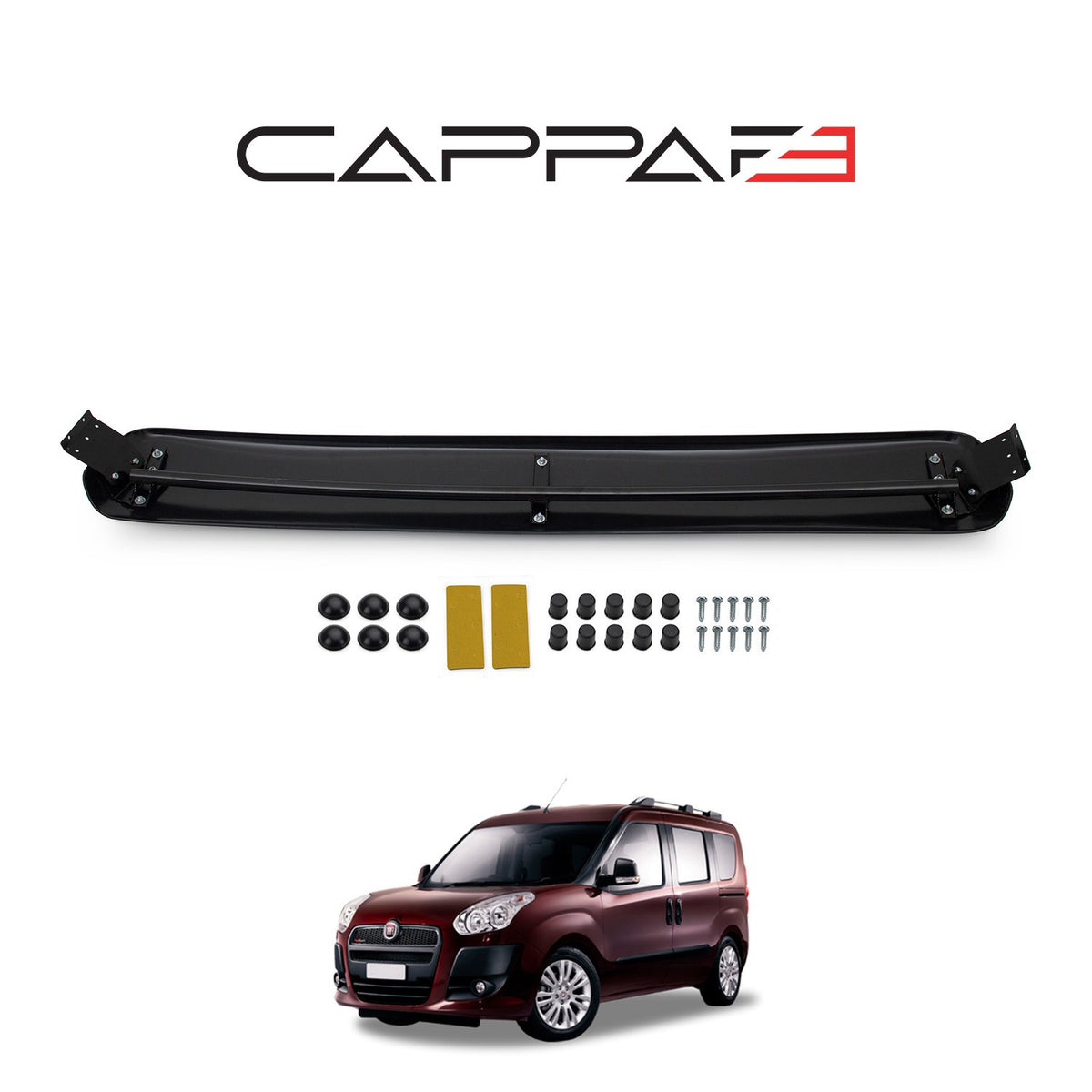 Fiat Doblo 2 2010-2015 ile Uyumlu Ön Cam Güneşliği