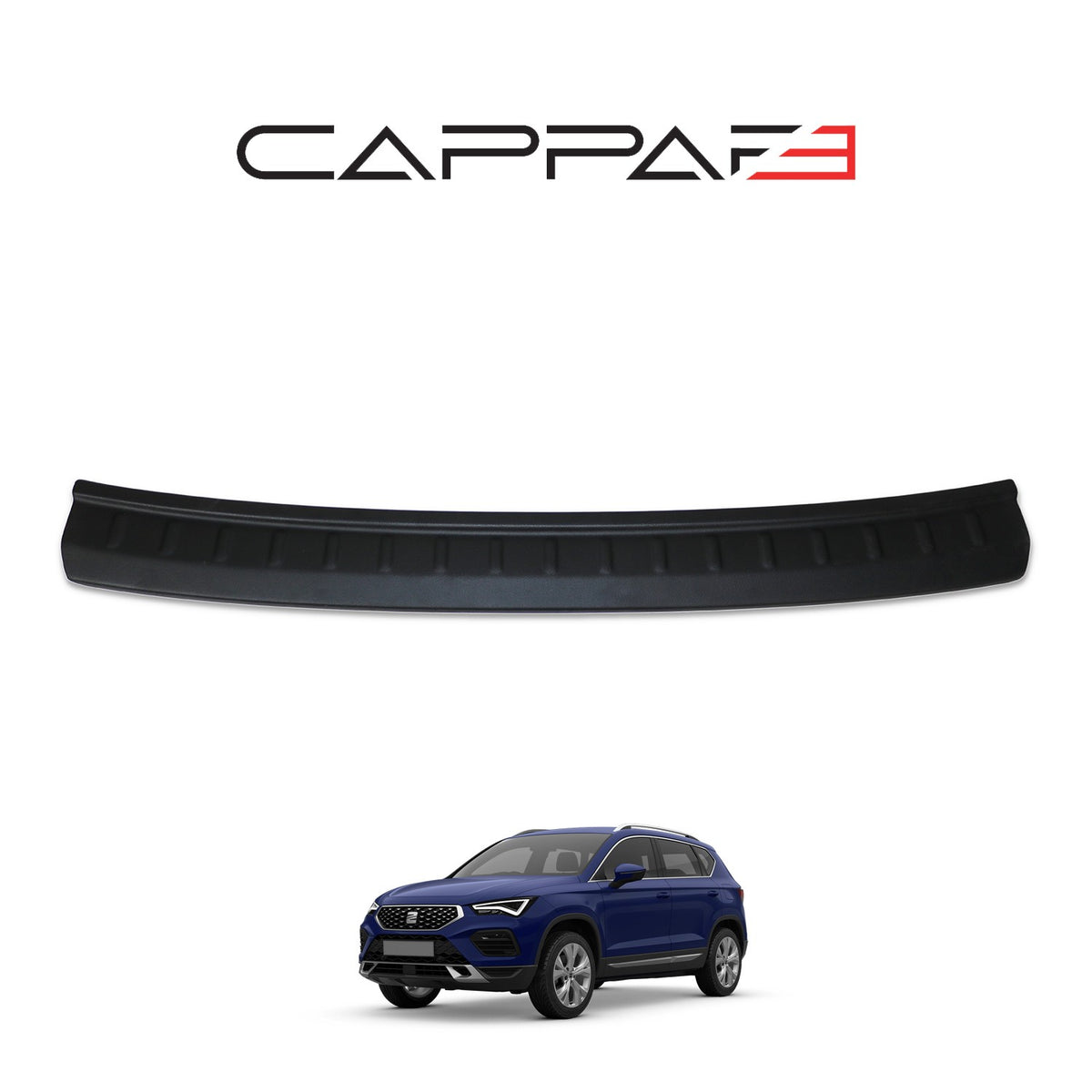 Seat Ateca 2016-2026 ile Uyumlu Arka Tampon Eşiği Mat