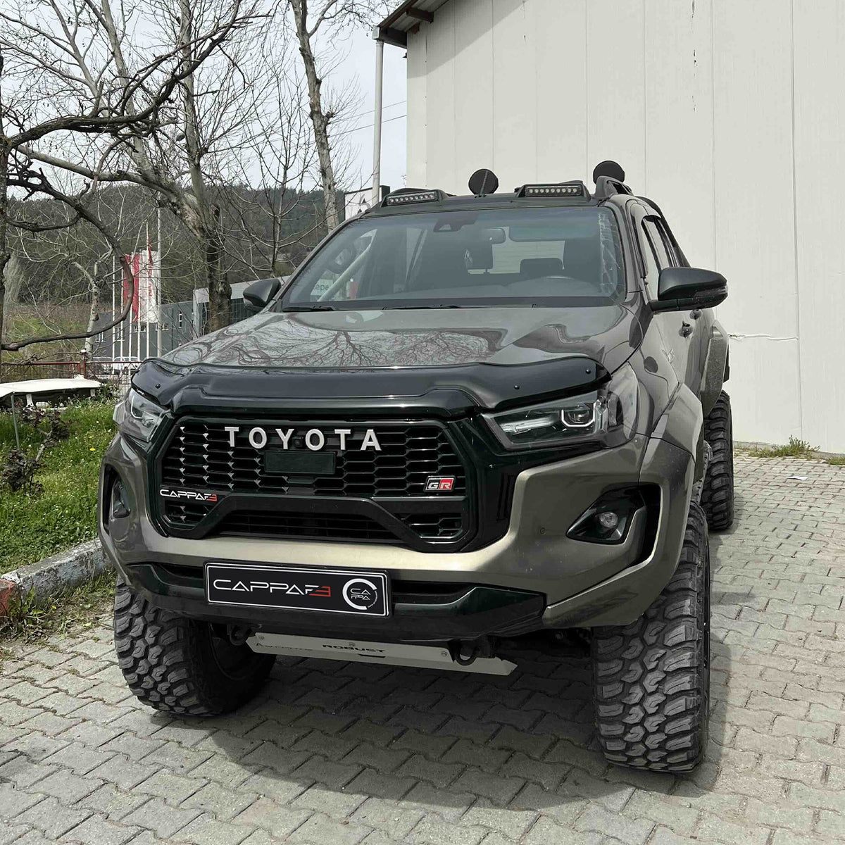 Toyota Hilux 8 2020-2023 ile Uyumlu Kaput Rüzgarlığı 3mm