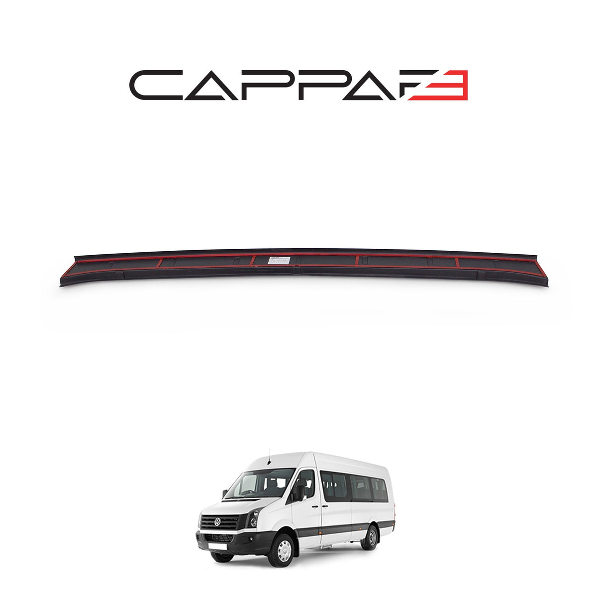Volkswagen Crafter 1 2011-2017 ile Uyumlu Arka Tampon Eşiği Mat