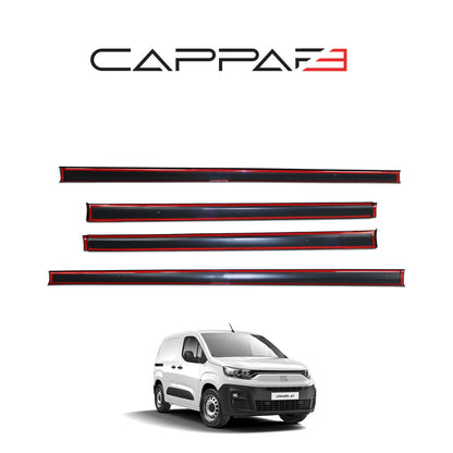 Fiat Doblo 3 2023-2026 marşpiyel kaplama 4 parçalı set – 5