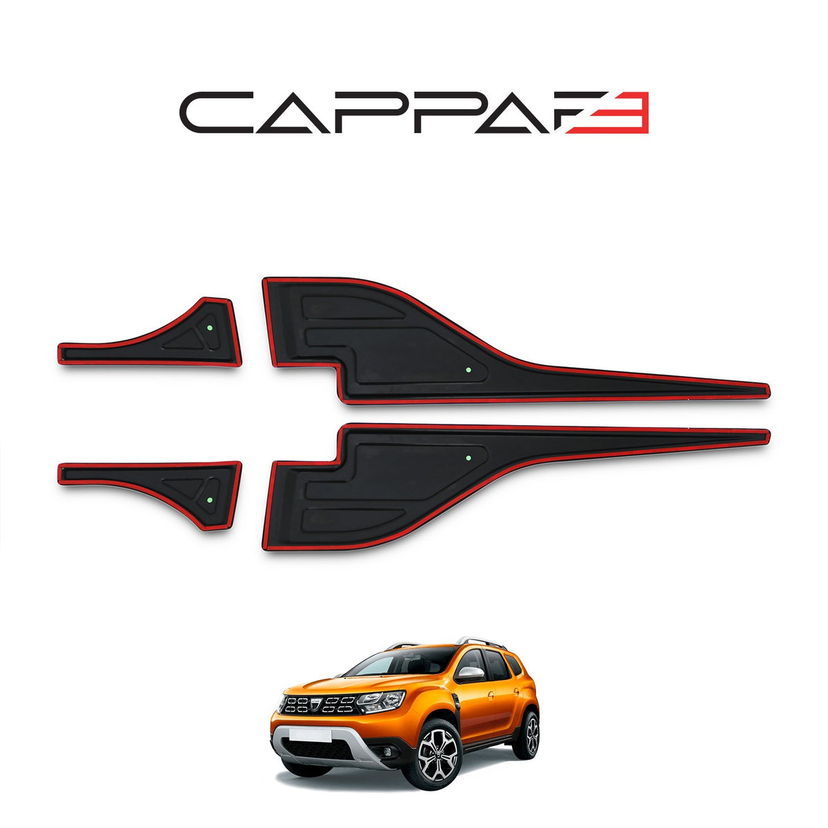 Dacia Duster 2 2018-2023 ile Uyumlu Kapı Dodik Yarasa 4 Adet