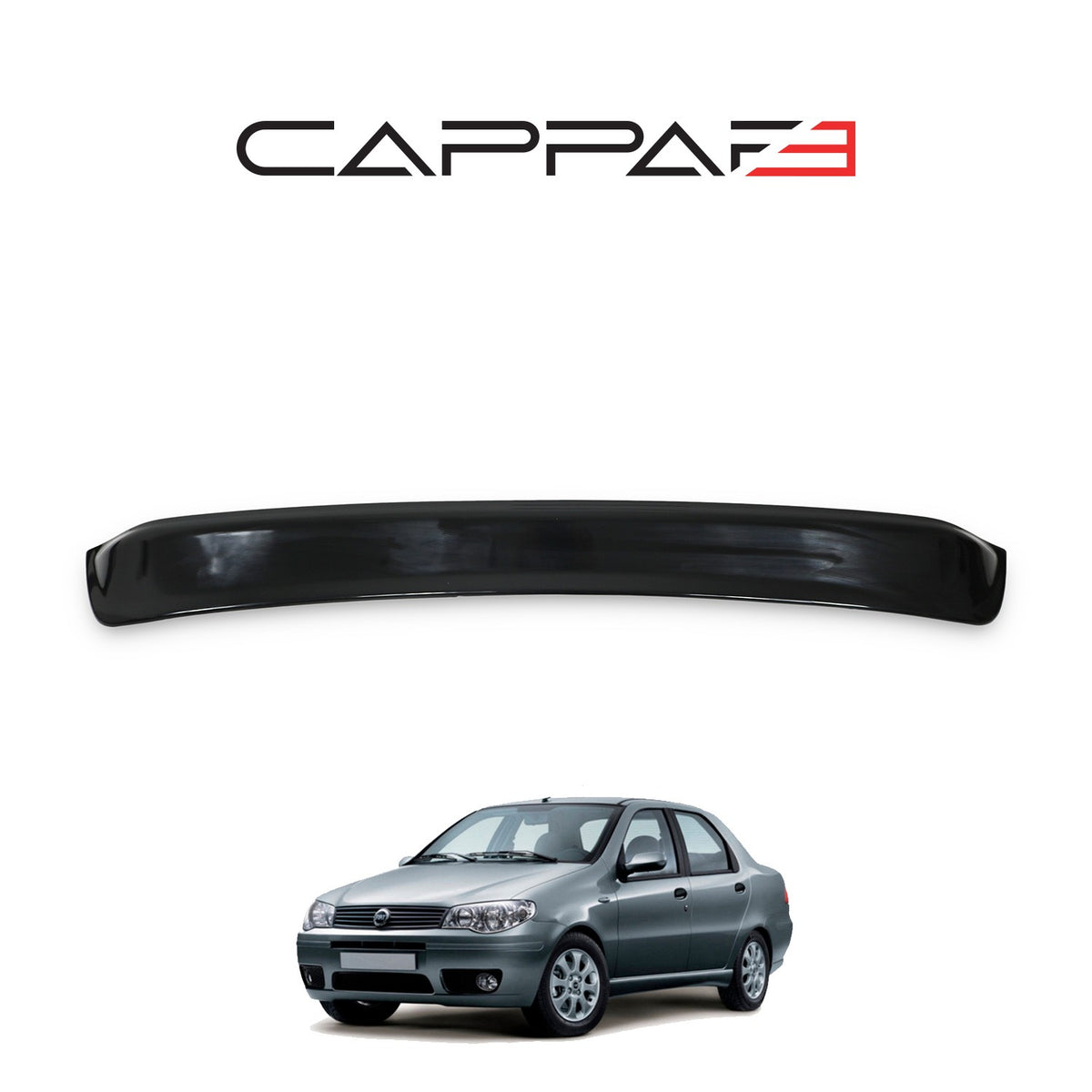 Fiat Albea 2005-2012 ile Uyumlu Arka Cam Spoyler