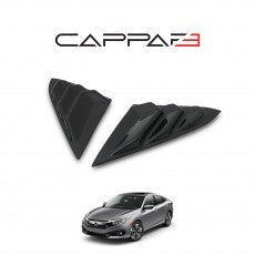 Honda Civic 10 2016-2021 ile Uyumlu Kelebek Camı 2 Adet