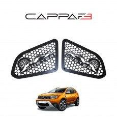 Dacia Duster 2 2018-2023 ile Uyumlu Kelebek Camı Lazer Kesim Metal 2 Adet