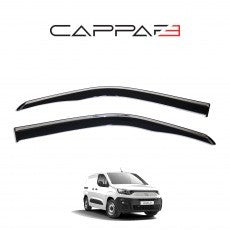 Fiat Doblo 3 2023-2026 ile Uyumlu Cam Rüzgarlığı Kromlu 2 Adet