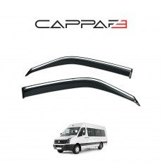 Mercedes Sprinter 2 2006-2013 ile Uyumlu Cam Rüzgarlığı Kromlu 2 Adet