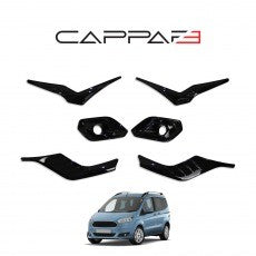 Ford Transit / Tourneo Courier 1 2018-2023 ile Uyumlu Sis Farı Çerçevesi 6 Adet