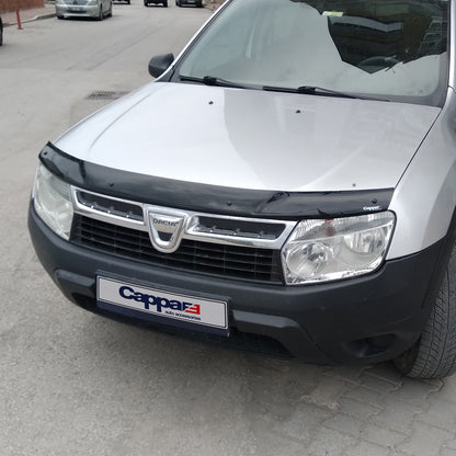 Dacia Duster 1 2010-2017 ile Uyumlu Kaput Rüzgarlığı Yapıştırmalı Mat