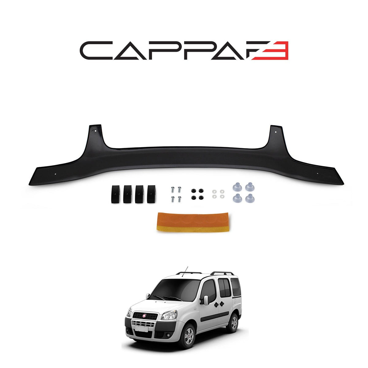 Fiat Doblo 1 2000-2009 yapıştırmalı kaput rüzgarlığı – 2