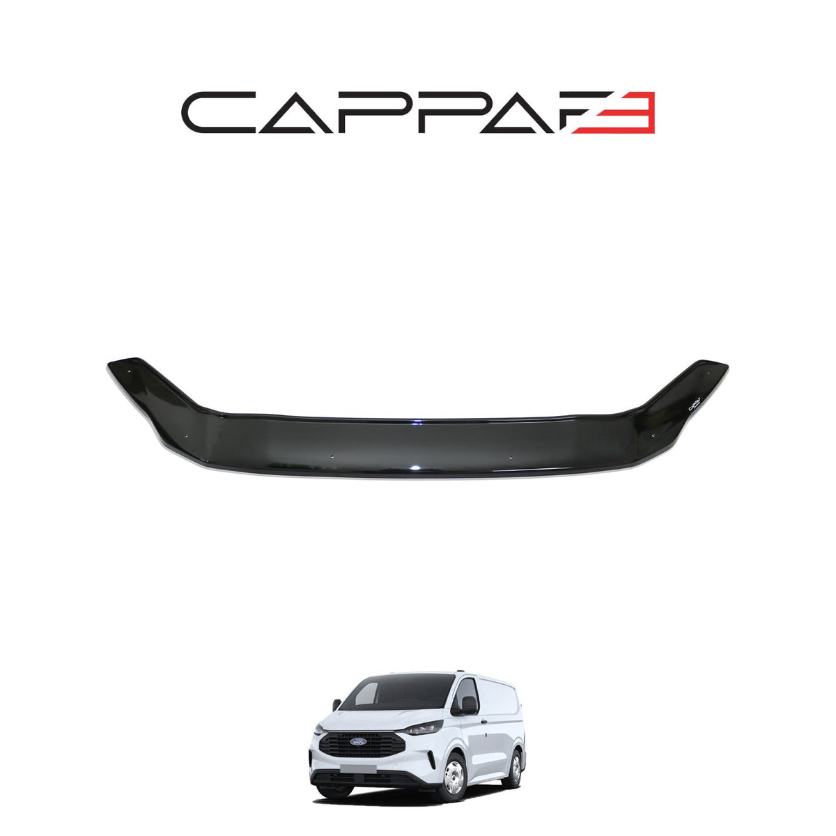 Ford Transit / Tourneo Custom 2 2023-2026 ile Uyumlu Kaput Rüzgarlığı Yapıştırmalı