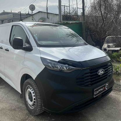 Ford Transit / Tourneo Custom 2 2023-2026 ile Uyumlu Kaput Rüzgarlığı Yapıştırmalı Mat