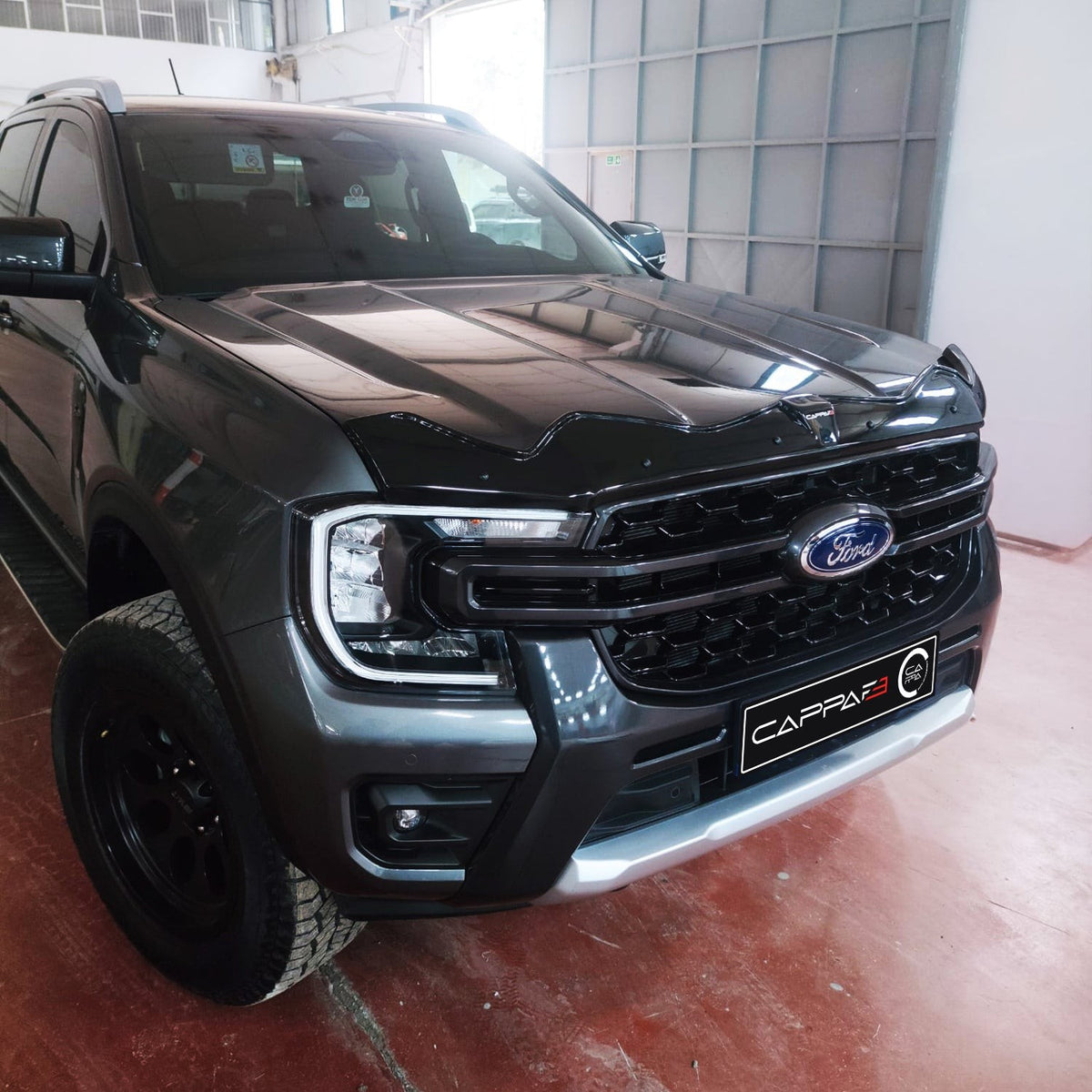 Ford Ranger 2022-2026 ile Uyumlu Kaput Rüzgarlığı Yarasa 3mm