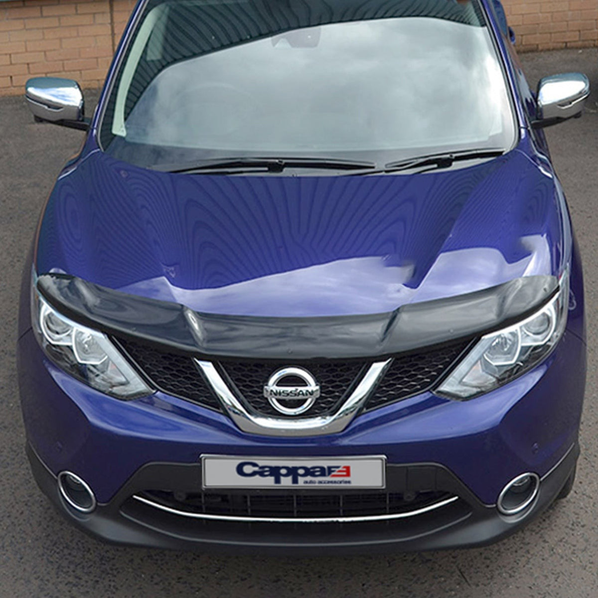 Nissan Qashqai 2 2017-2021 ile Uyumlu Kaput Rüzgarlığı Yapıştırmalı Mat