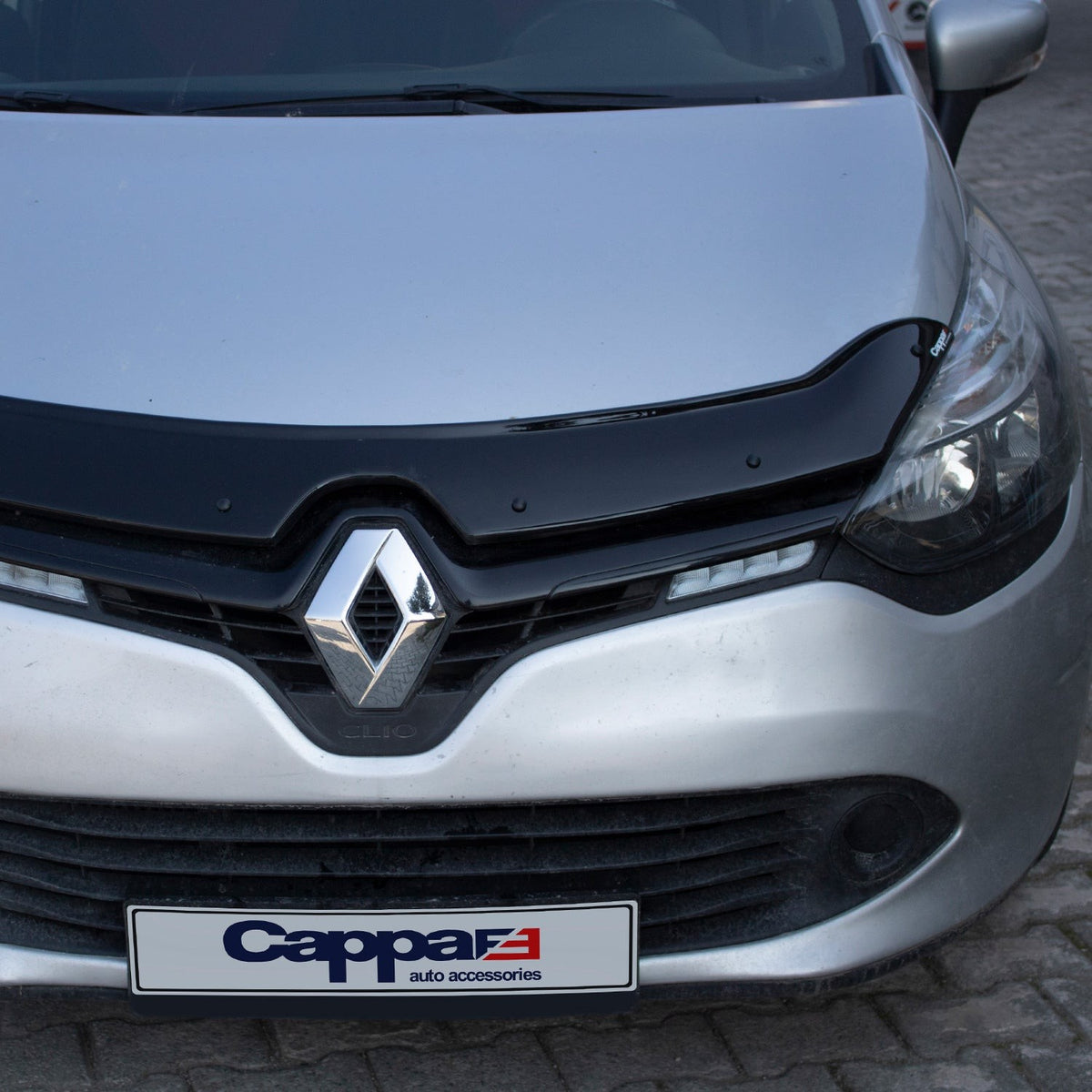 Renault Clio 4 2013-2020 ile Uyumlu Kaput Rüzgarlığı Yapıştırmalı Mat