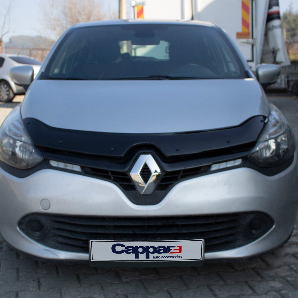 Renault Clio 4 2013-2020 ile Uyumlu Kaput Rüzgarlığı Yapıştırmalı Mat