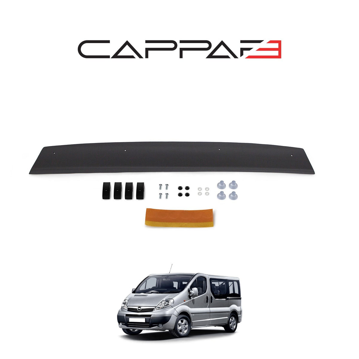 Renault Trafic 3 2014-2019 ile Uyumlu Kaput Rüzgarlığı 3mm