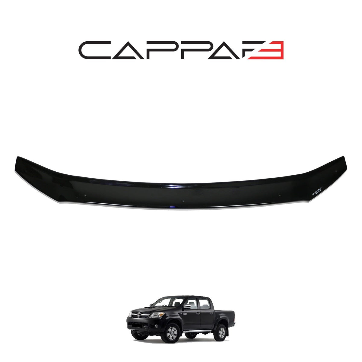 Toyota Hilux 7 2010-2015 ile Uyumlu Kaput Rüzgarlığı Beyaz
