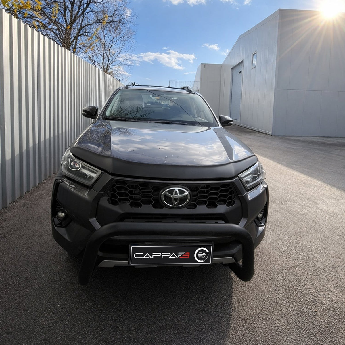 Toyota Hilux 8 2023-2026 ile Uyumlu Kaput Rüzgarlığı Yapıştırmalı Mat