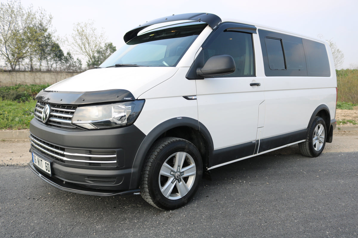 Volkswagen T6 2016 Ön Kaput Koruma Plastiği Siyah Akrilik Düz Desen Standart