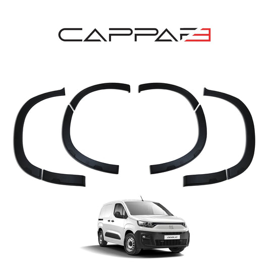 Fiat Doblo 3 2025-2026 ile Uyumlu Çamurluk Dodik Kısa Şase Mat 8 Adet