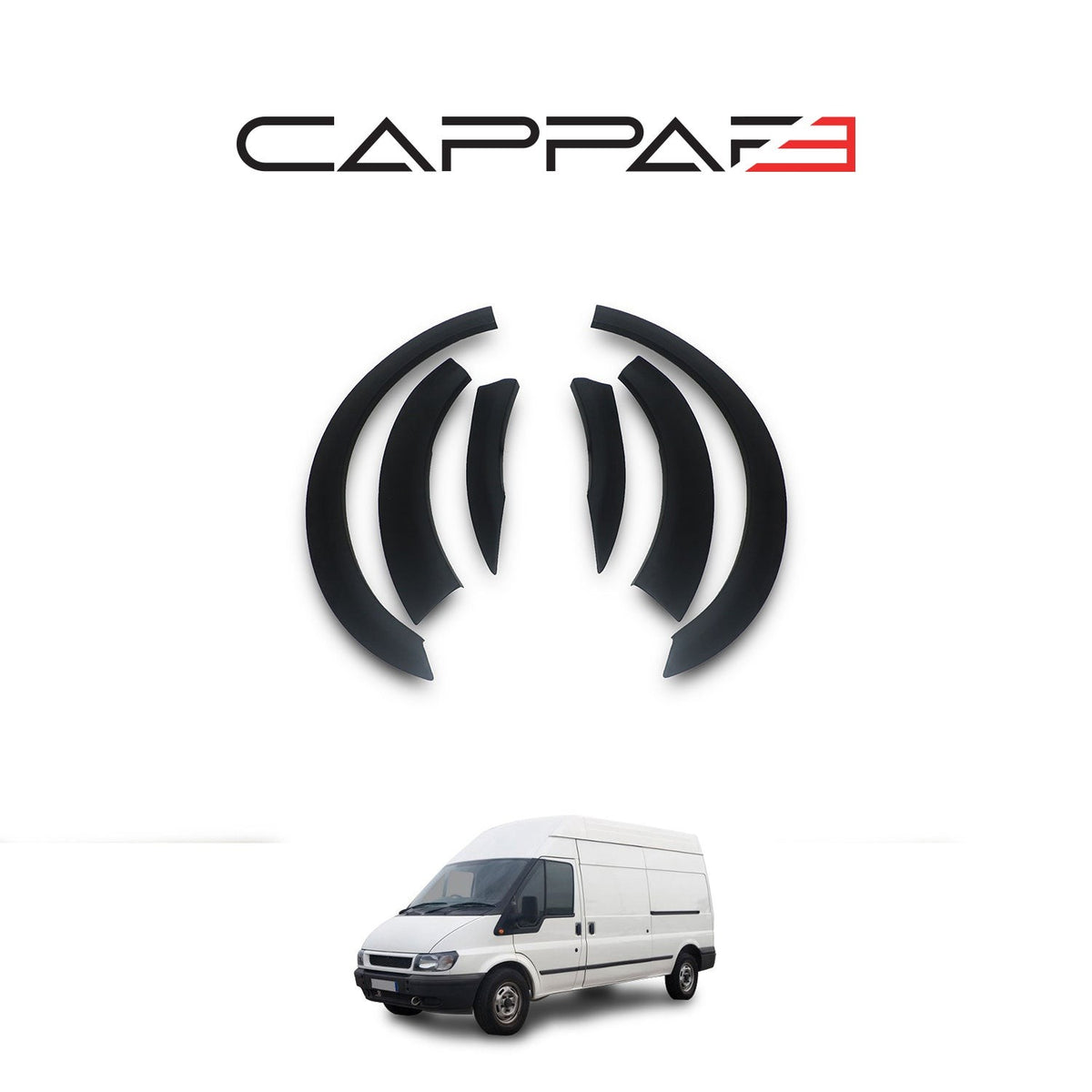 Ford Transit Mk7 2006-2014 ile Uyumlu Kapı ve Çamurluk Dodik Seti Mat 14 Adet