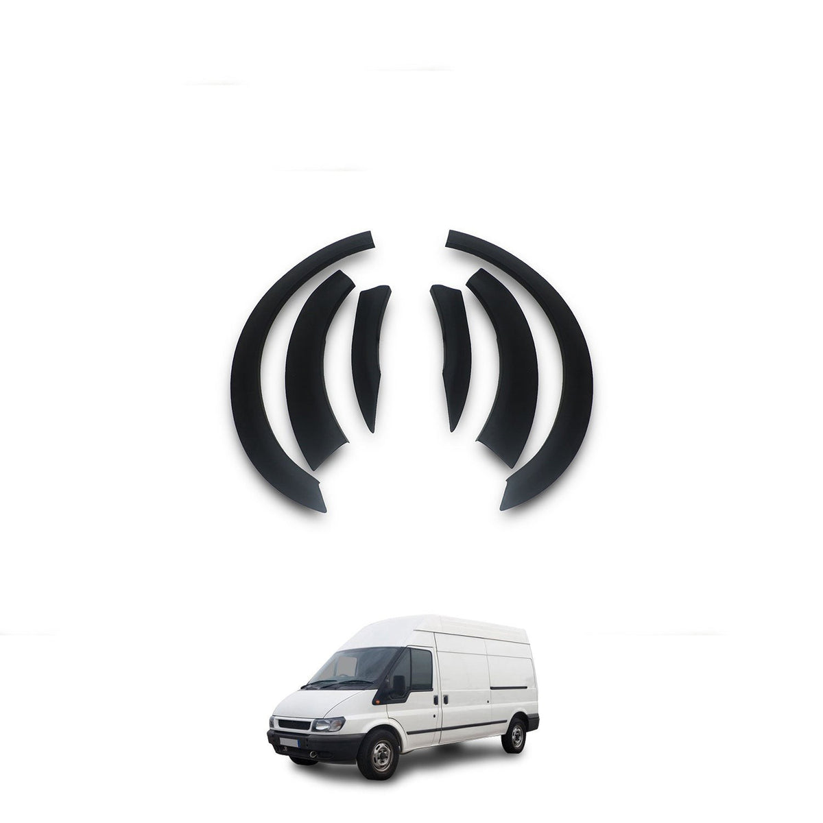 Ford Transit Mk7 2006-2014 ile Uyumlu Kapı ve Çamurluk Dodik Seti Mat 14 Adet