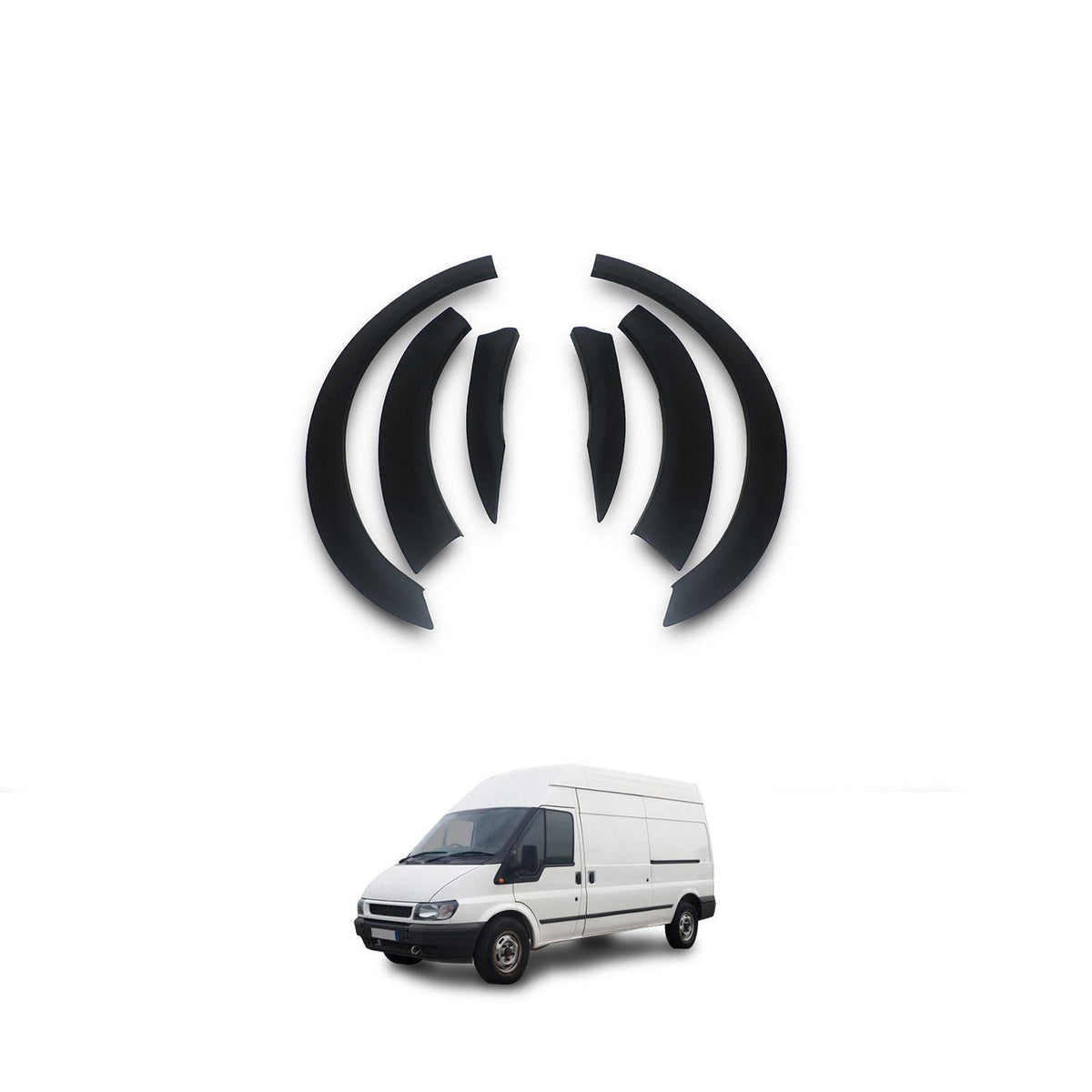 Ford Transit Mk7 2006-2014 uzun şase mat kapı ve çamurluk dodik seti 14 parça