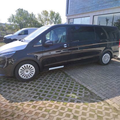 Mercedes Benz Sprinter 2019 Set 4 Parça Çamurluk Kaplama 9203 Siyah Mat Asa Kum Desen Vidasız