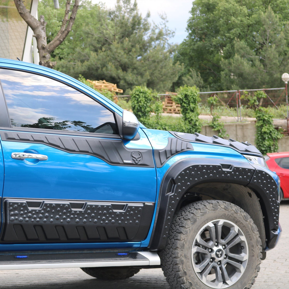 Mitsubishi L200 5 2019-2023 vidalı mat çamurluk dodik 8 parçalı set – 4