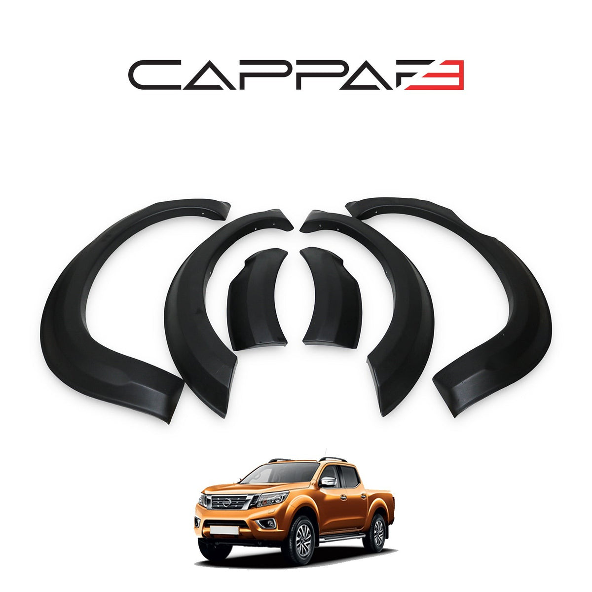 Nissan Navara 3 2016-2021 mat çamurluk dodik 6 parçalı set – 5