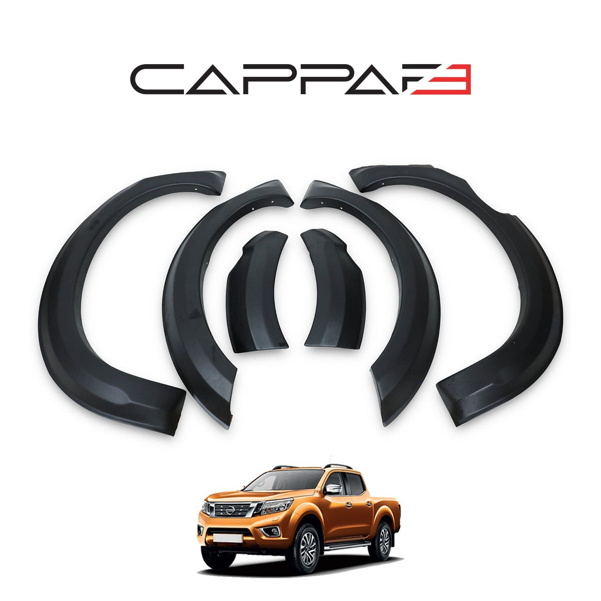 Nissan Navara 3 2016-2021 ile Uyumlu Çamurluk Dodik Adblue Kapaklı Mat 8 Adet
