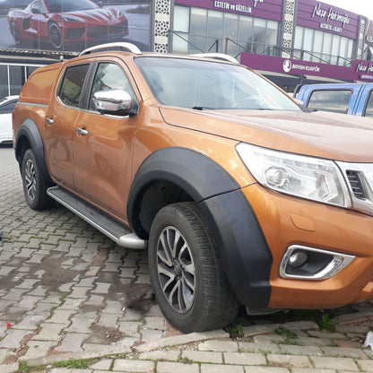 Nissan Navara 3 2016-2021 ile Uyumlu Çamurluk Dodik Adblue Kapaklı Mat 8 Adet