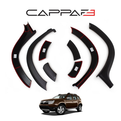 Renault / Dacia Duster 3 2024-2026 ile Uyumlu Çamurluk Dodik Mat 8 Adet