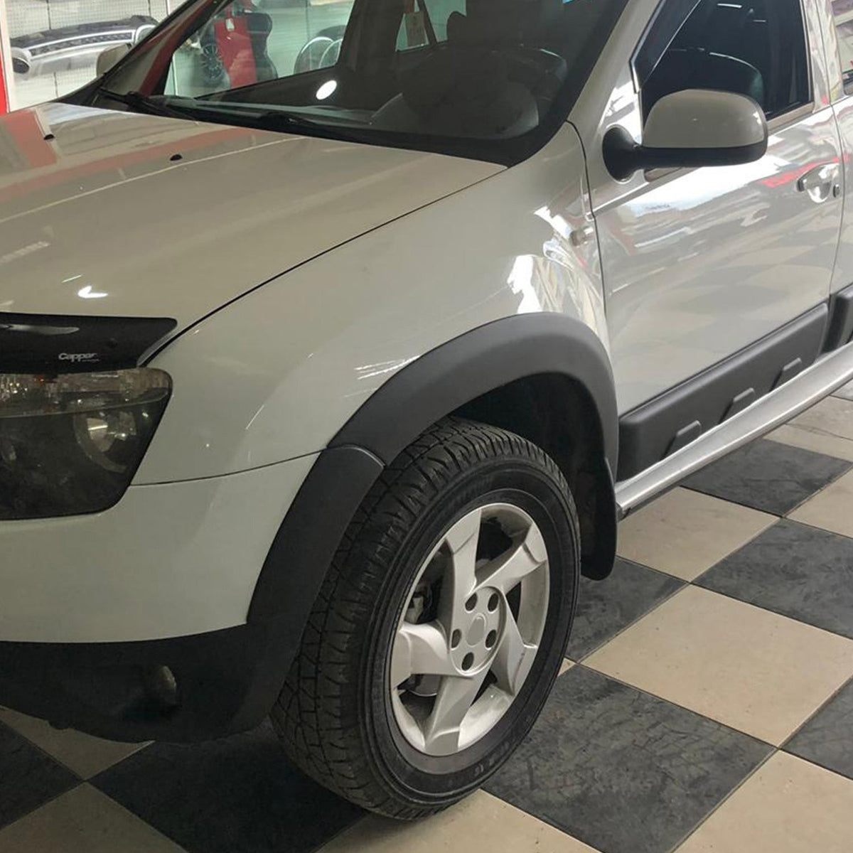 Renault / Dacia Duster 3 2024-2026 ile Uyumlu Çamurluk Dodik Mat 8 Adet
