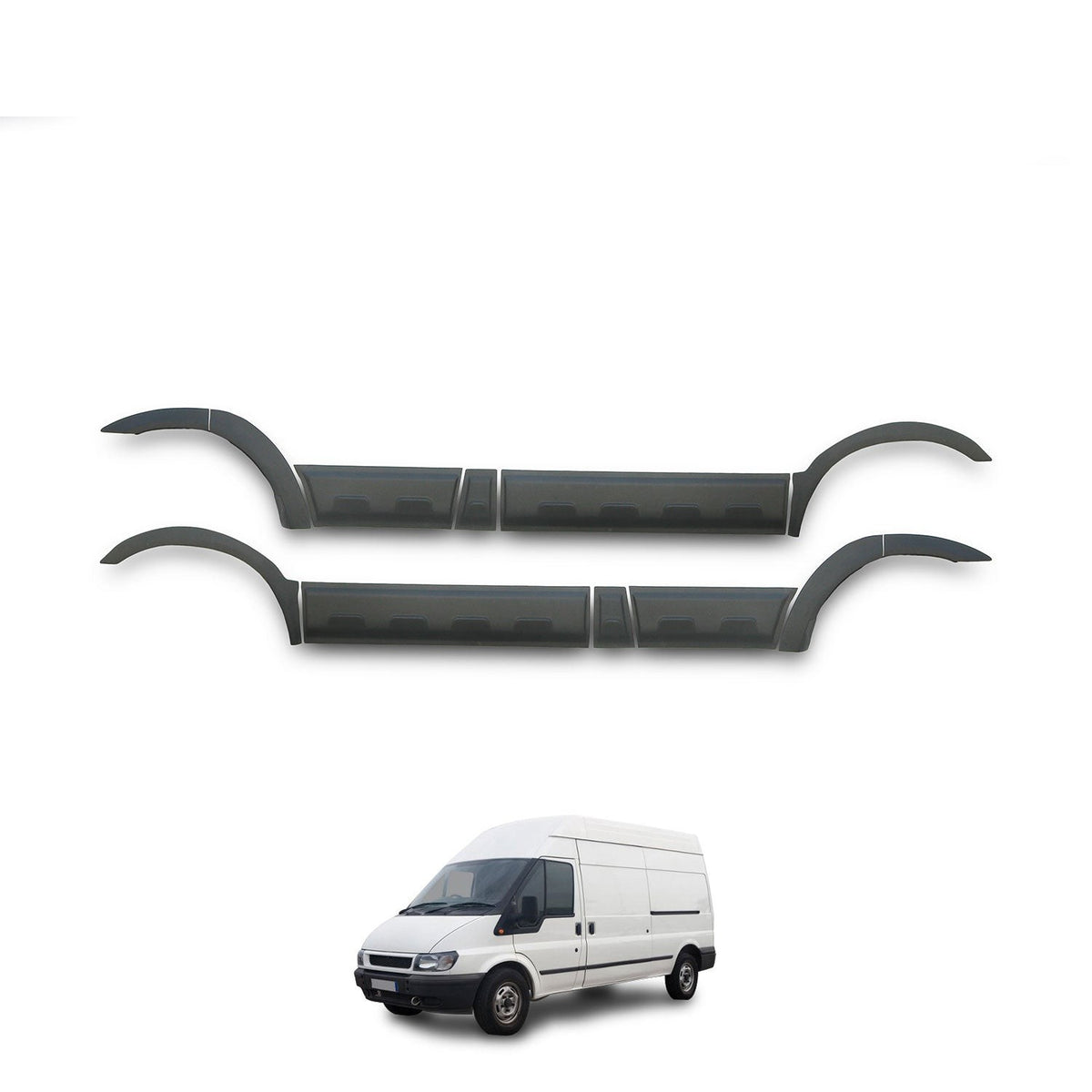 Ford Transit Mk6 2000-2006 ile Uyumlu Kapı Dodik Mat 8 Adet