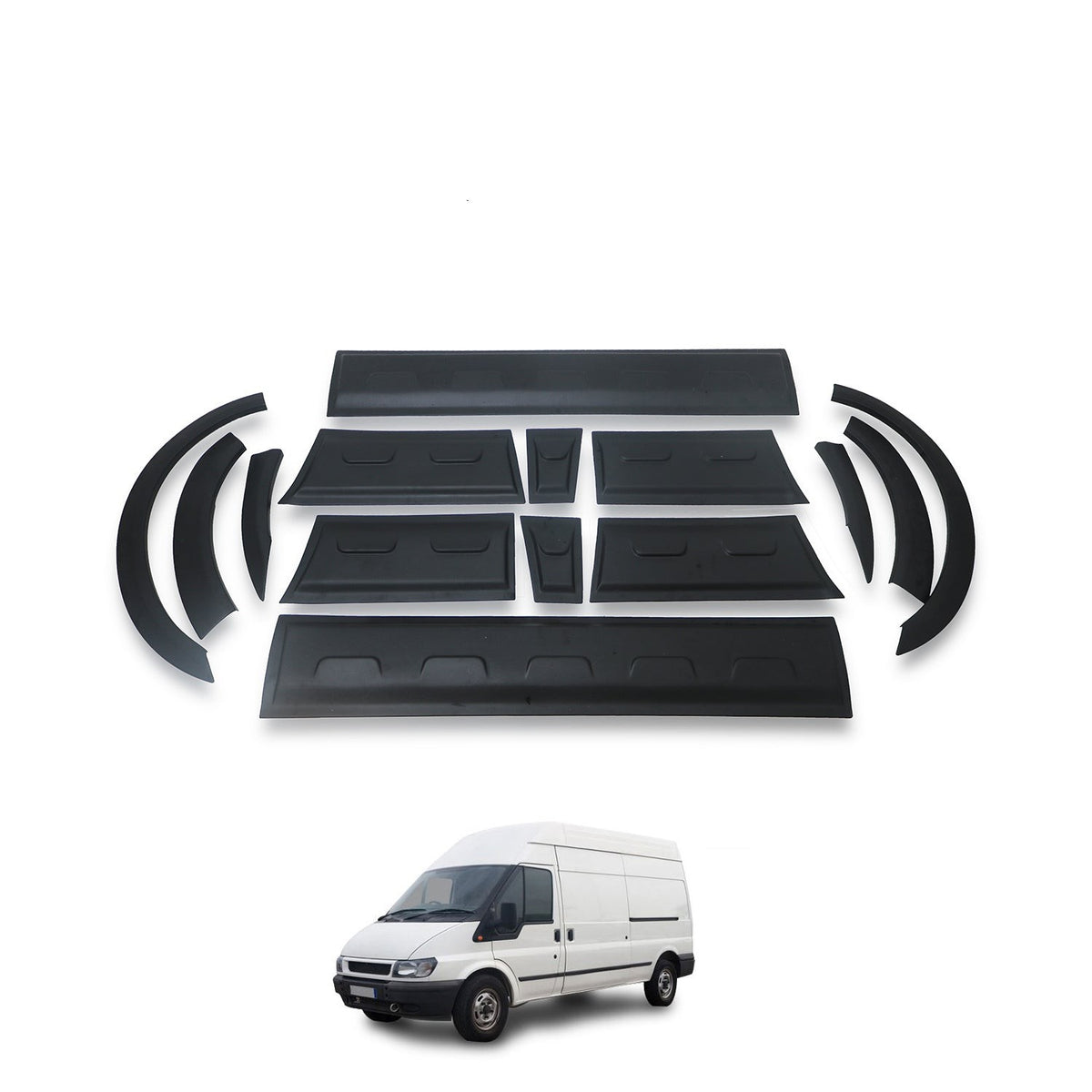 Ford Transit Mk6 2000-2006 uzun şase mat kapı dodik 8 parçalı set – 4