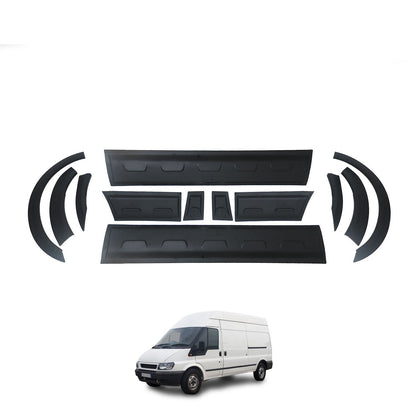 Ford Transit Mk7 2006-2014 ile Uyumlu Kapı Dodik Mat 8 Adet