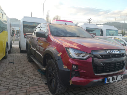 Isuzu D-Max 2 2012-2019 ile Uyumlu Kapı Dodik Mat 4 Adet