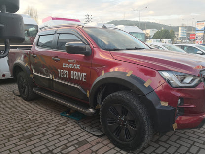 Isuzu D-Max 2 2012-2019 ile Uyumlu Kapı Dodik Mat 4 Adet