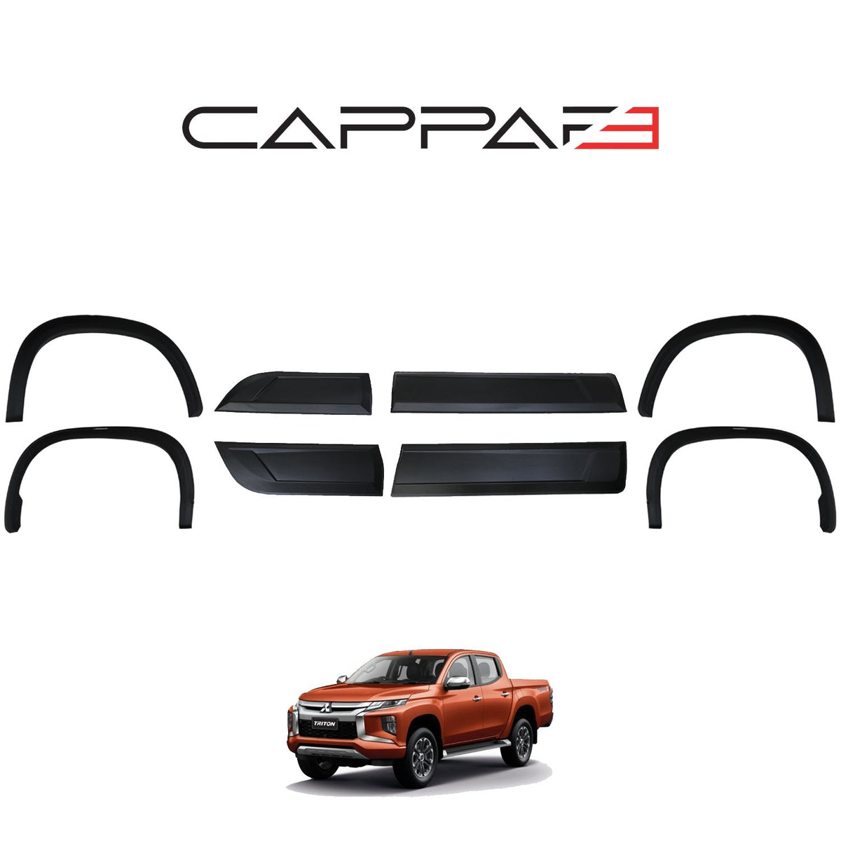 Mitsubishi L200 4 2005-2015 ile Uyumlu Kapı Dodik Mat 4 Adet