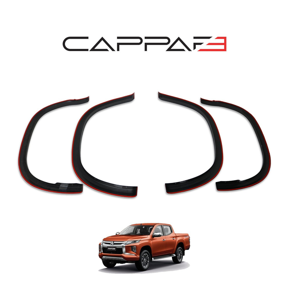 Mitsubishi L200 5 2019-2023 mat kapı dodik 6 parçalı set – 5