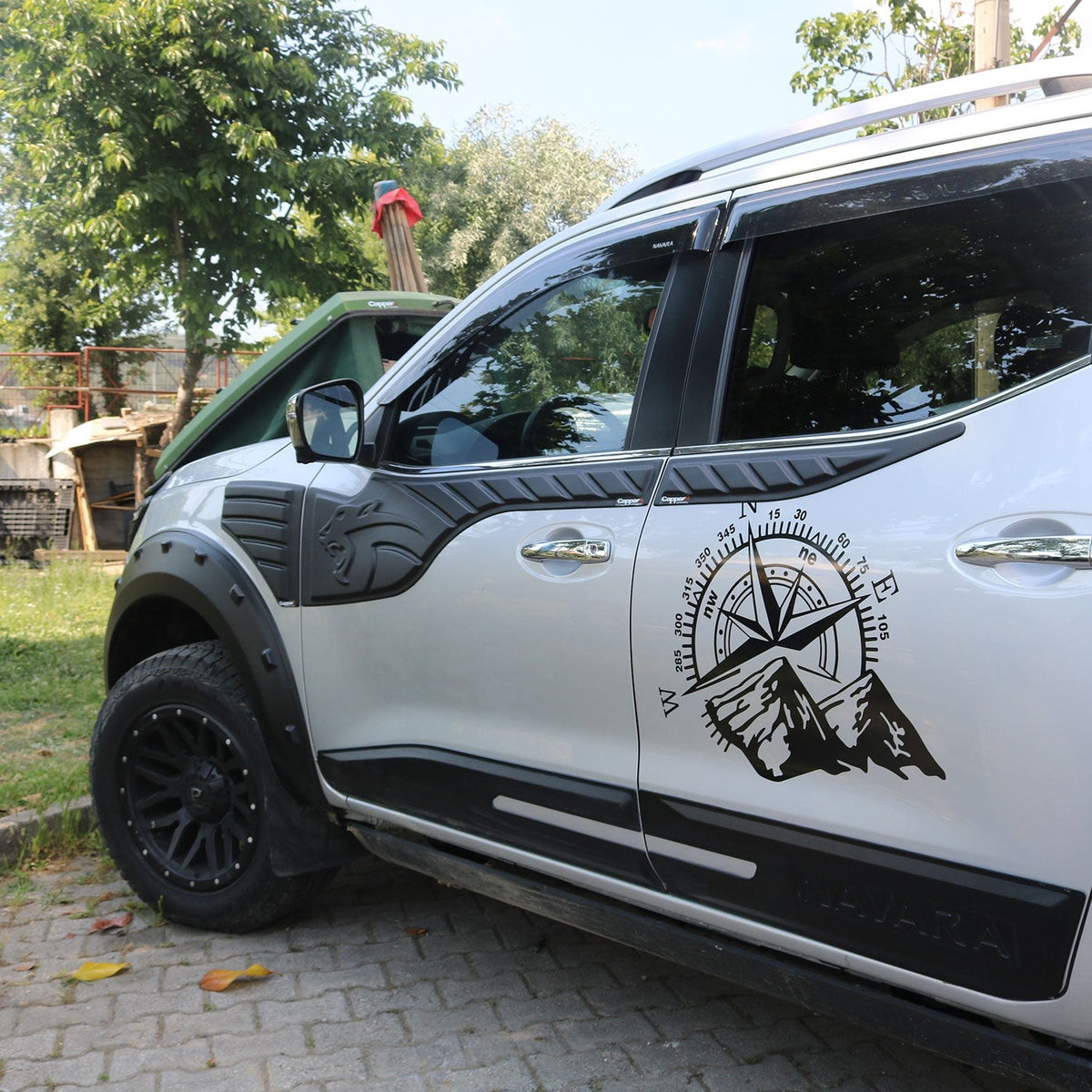 Nissan Navara 3 2016-2021 ile Uyumlu Kapı Dodik Mat 4 Adet