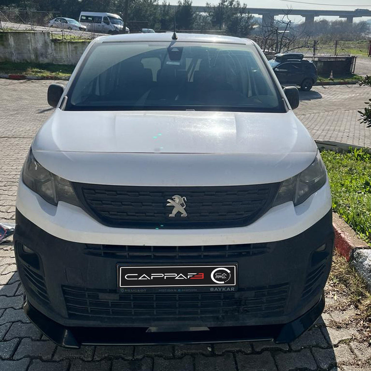 Peugeot Partner 3 2018-2026 ile Uyumlu Ön Tampon Lip