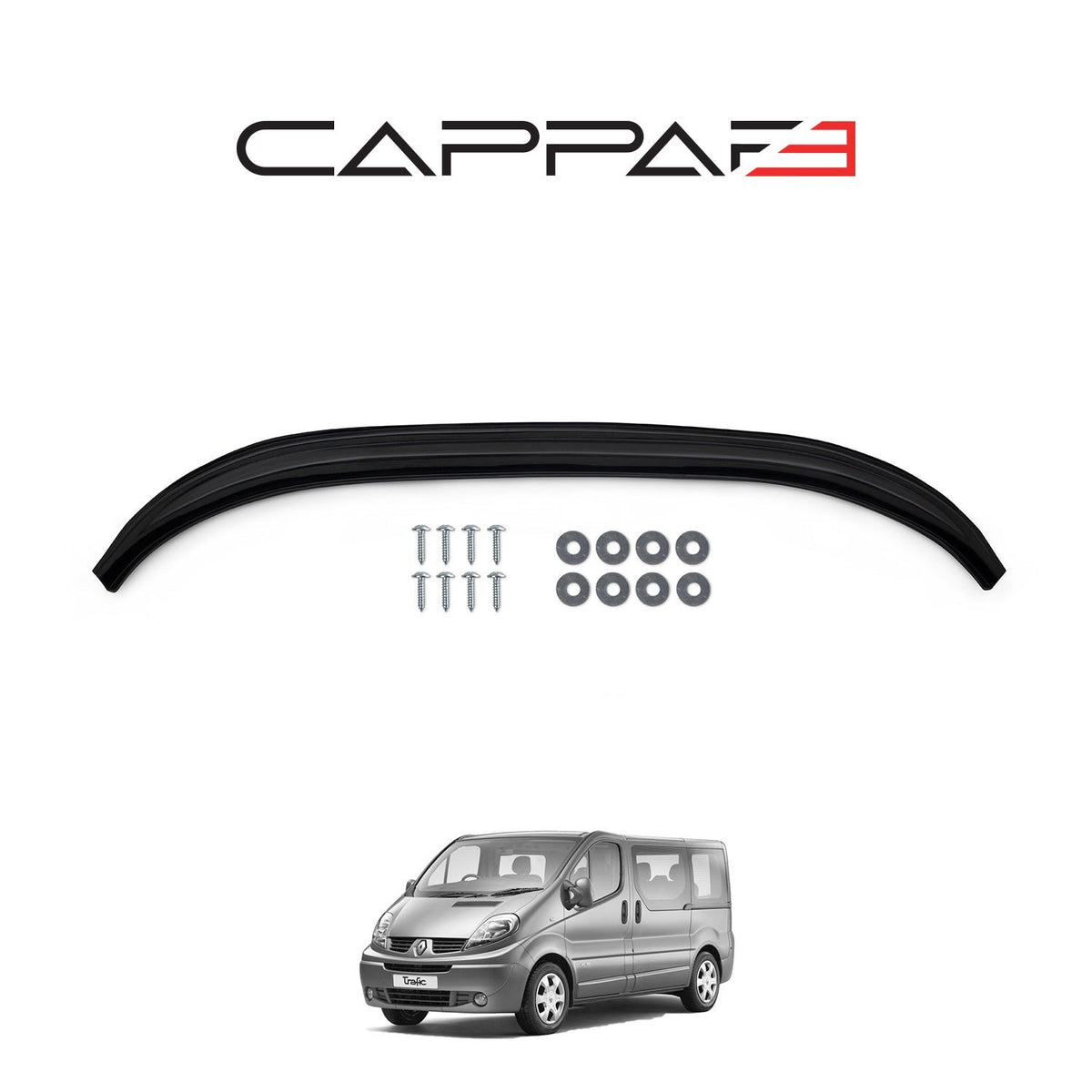 Renault Trafic 3 2019-2026 ile Uyumlu Ön Tampon Lip