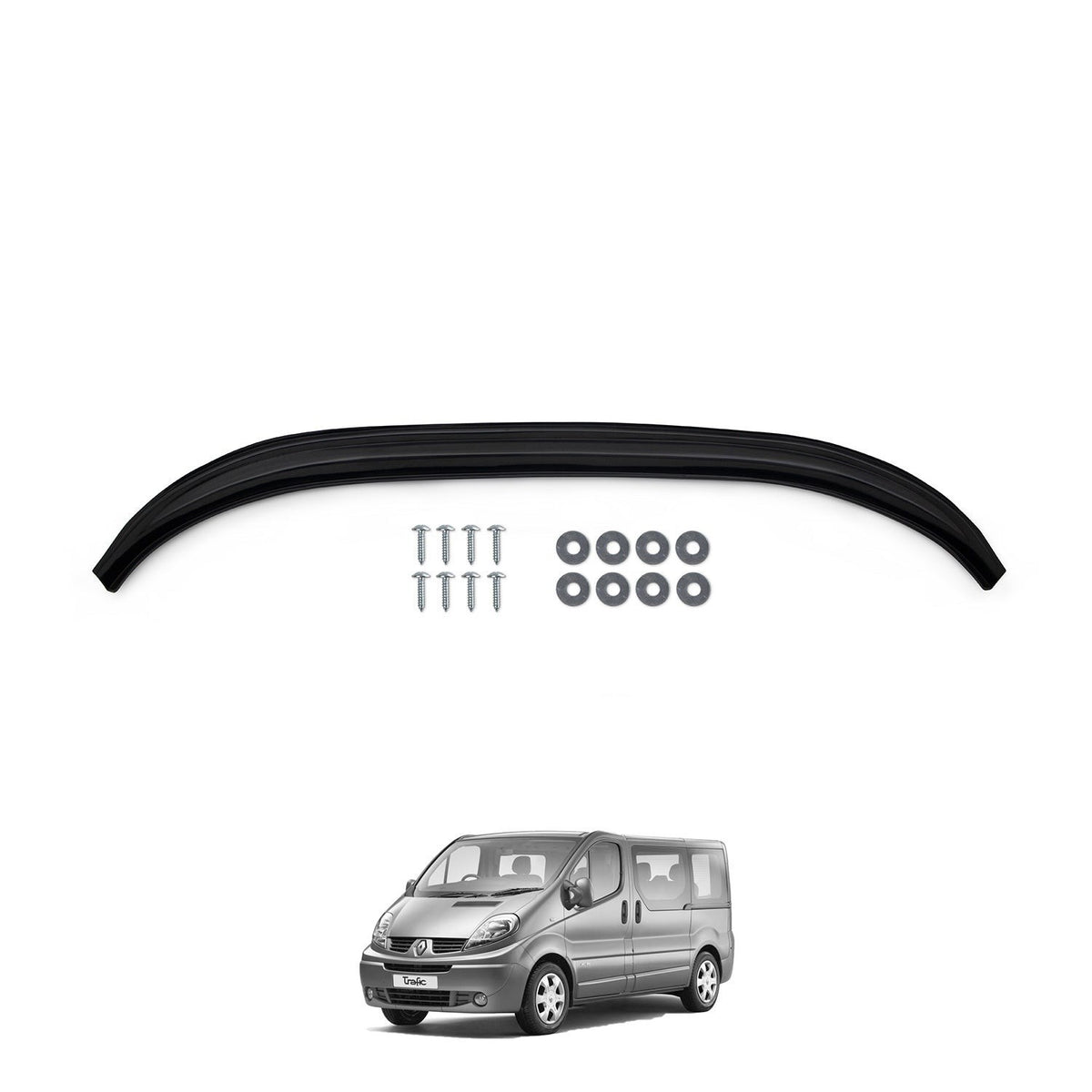 Renault Trafic 3 2019-2026 ile Uyumlu Ön Tampon Lip